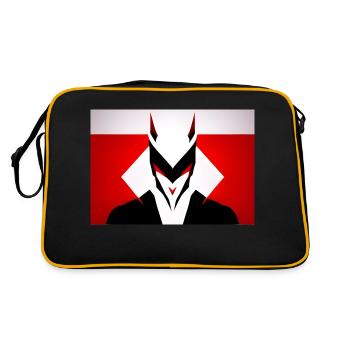 Le diable dans les détails - Sac Retro - noir/or - Dos