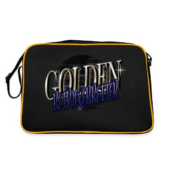 Cadeau de race de chien chien préféré chihuahua drôle - Sac Retro - noir/or - Dos