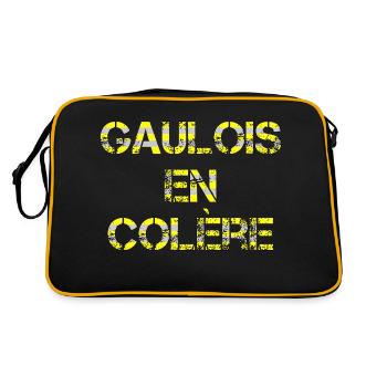 Gaulois en colère - Sac Retro - noir/or - Dos