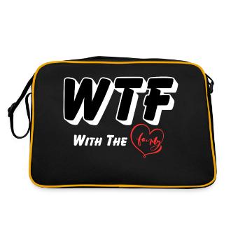 WTF - With the Family - Retro Bag - black/gold - Back