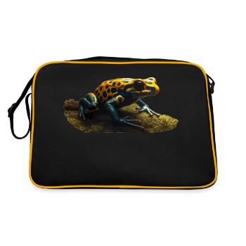 Les grenouilles à fléchettes empoisonnées sont des animaux colorés - Sac Retro - noir/or - Dos
