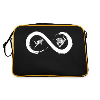 Plonger à l'infini - Sac Retro - noir/or - Dos