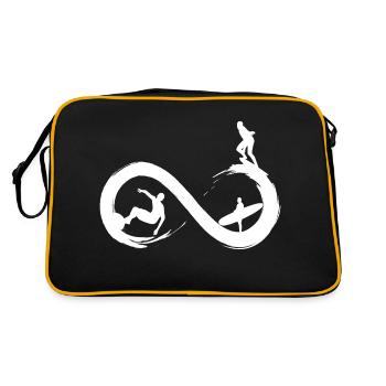 Infinite Surfing - Retro Bag - black/gold - Back