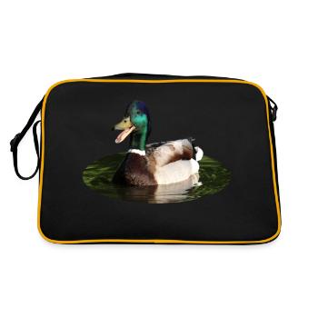 Canard colvert - Sac Retro - noir/or - Dos