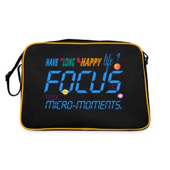 focus on the micro-moments - Sac Retro - noir/or - Dos