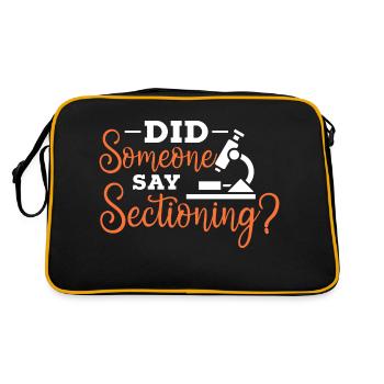 Did someone say sectioning - Retro Bag - black/gold - Back