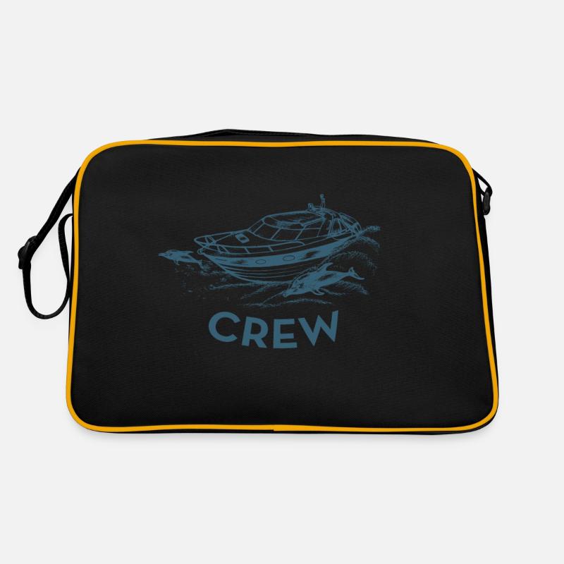 Motorboot Crew Retro Tasche