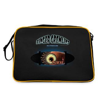 Skateboard Creature Monster Sport Finger Gremlin - Retro Bag - black/gold - Back