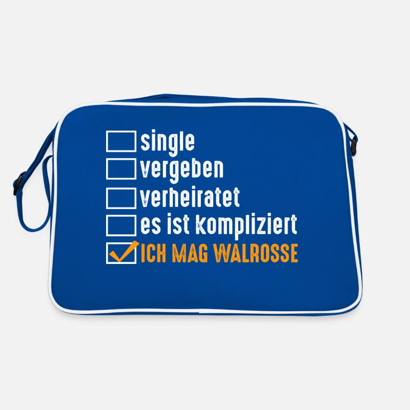 Walross Retro Tasche