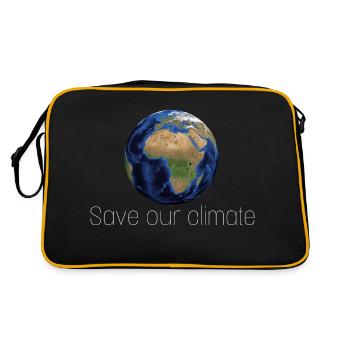 Sauvez notre planète - Sac Retro - noir/or - Dos