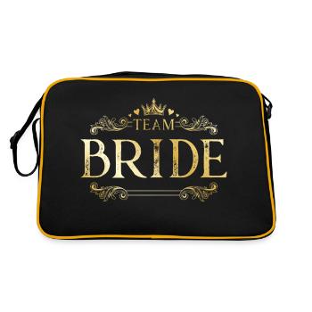 Épouse de l’équipe - Sac Retro - noir/or - Dos
