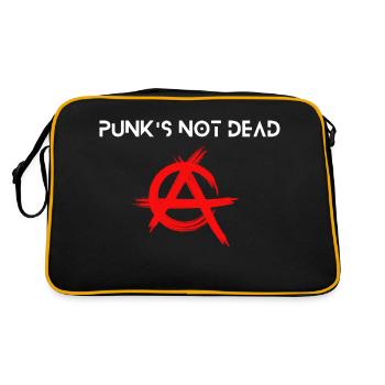 Punk's not dead - Retro Bag - black/gold - Back