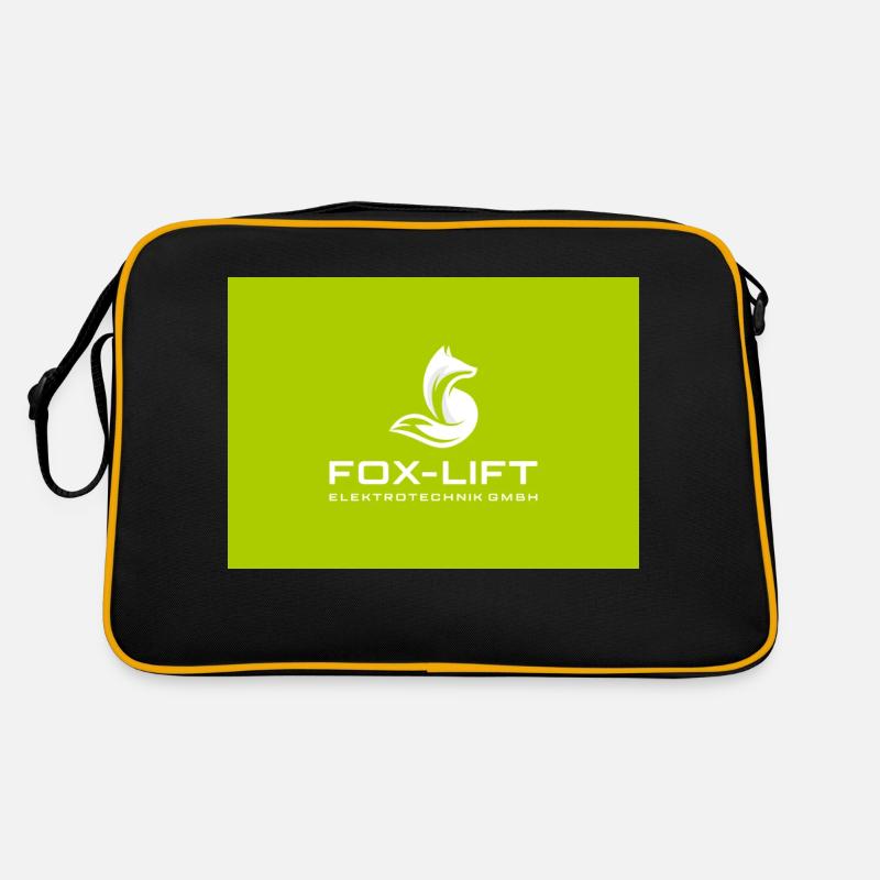 Fox lift 2 - Retro Tasche - Schwarz/Gold