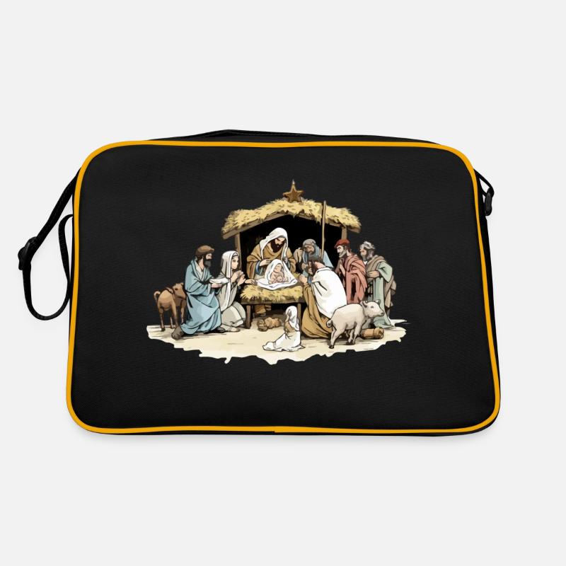 Die Krippe Krippe Retro Tasche