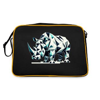 Rhinocéros // rhinocéros - Sac Retro - noir/or - Dos