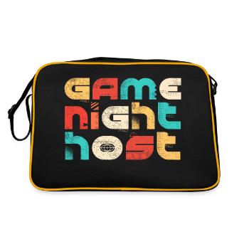 Gamenight Host - Retro Bag - black/gold - Back