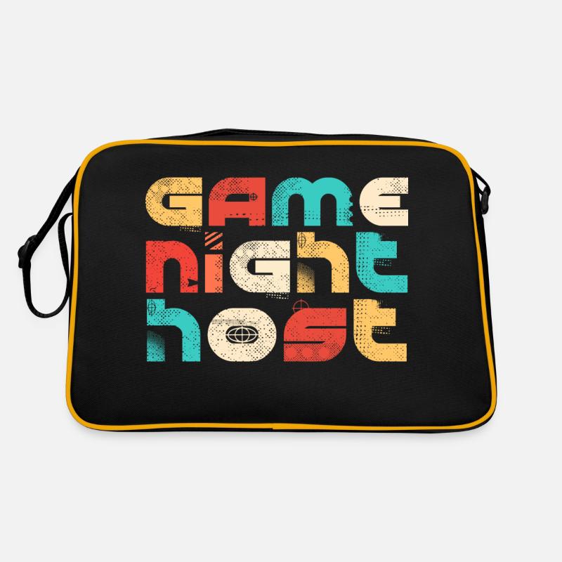 Animateur de la soirée de jeux Sac Retro