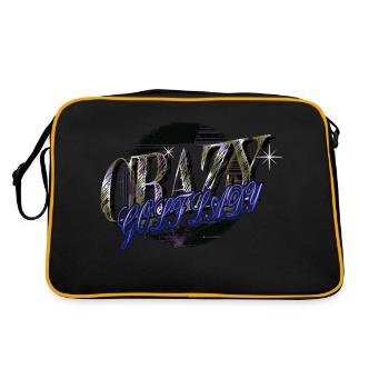 Golf Swing Present Jokes GirlsGolfGift Golfgirls - Retro Bag - black/gold - Back