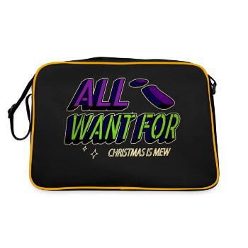 Citation drôle Animal dinosaure amant bande dessinée Noël - Sac Retro - noir/or - Dos