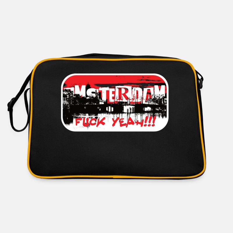 Amsterdam fuck yeah Retro Tasche