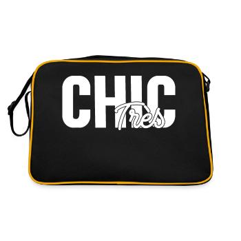 Very chic - Retro Bag - black/gold - Back