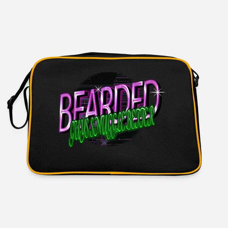 whitebeard daddy bear wizard whitebeard Retro Tasche