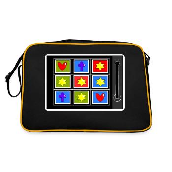 Slot machine - Retro Bag - black/gold - Back