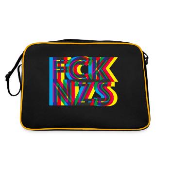 FCK NZS - Sac Retro - noir/or - Dos