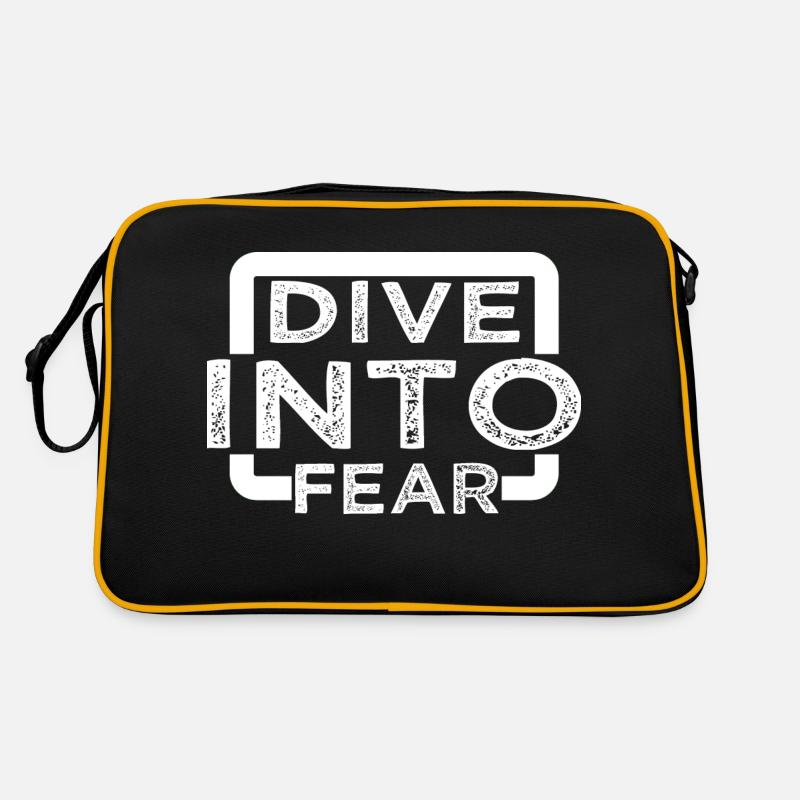 adrenaline rush funny quote joke happy free fall Retro Bag