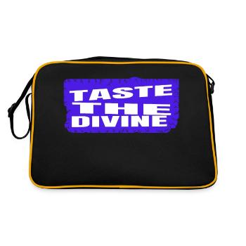 Savoring Flavors Culinary Bliss Quotes Birthday - Retro Bag - black/gold - Back