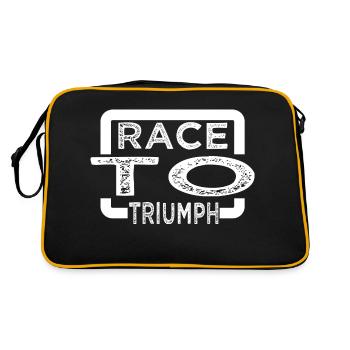 Thrilling Experiences Horse Racing Tracks - Retro Bag - black/gold - Back