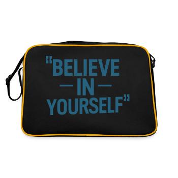 CROYEZ EN VOUS - Sac Retro - noir/or - Dos