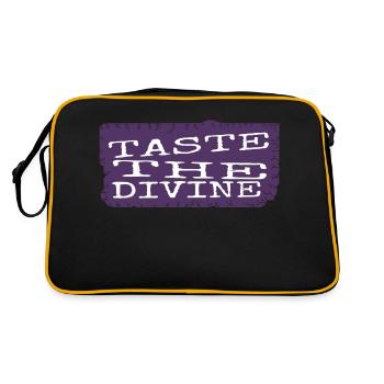 delightful dining cool culinary indulgence - Retro Bag - black/gold - Back