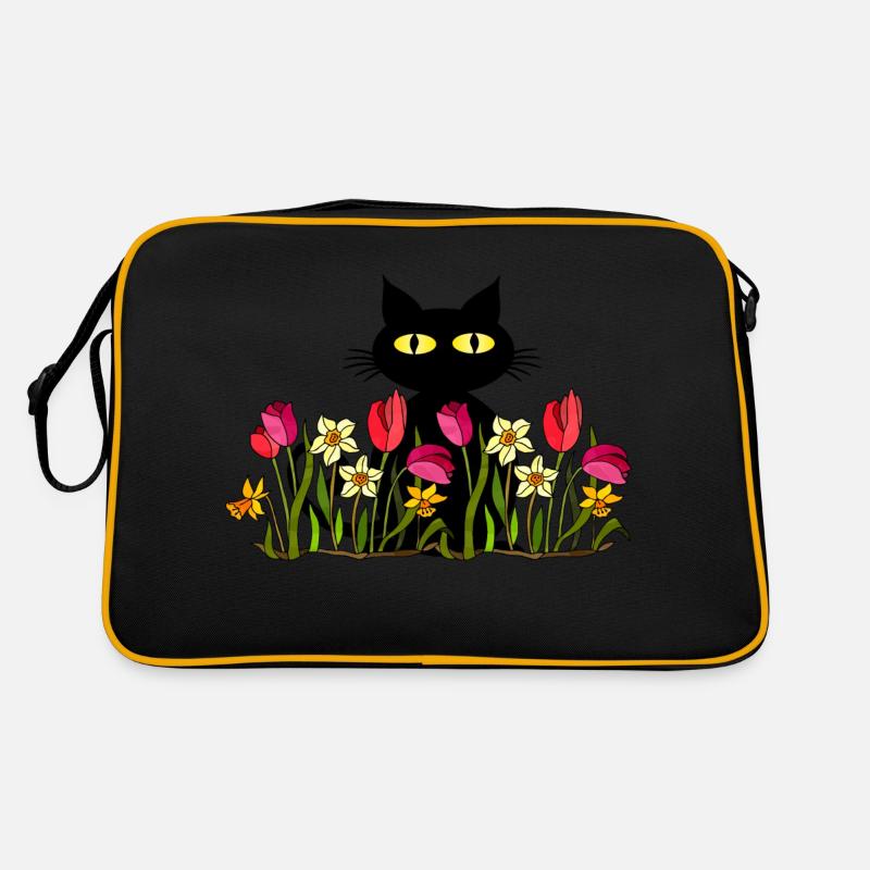 Chat - Sac Retro - noir/or