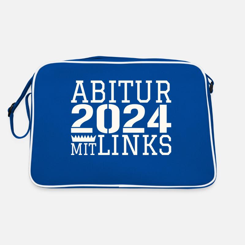 Abi mit links Retro Tasche