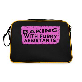 Conseils de cuisson impressionnants pour les habitats des animaux - Sac Retro - noir/or - Dos