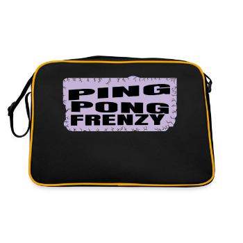 Tennis de table Des passionnés de vitesse de vie au rythme effréné - Sac Retro - noir/or - Dos