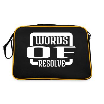Staying Determined Conversation Starters - Retro Bag - black/gold - Back