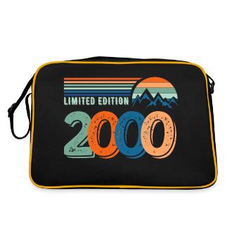 Limited edition 2000 - Retro Bag - black/gold - Back
