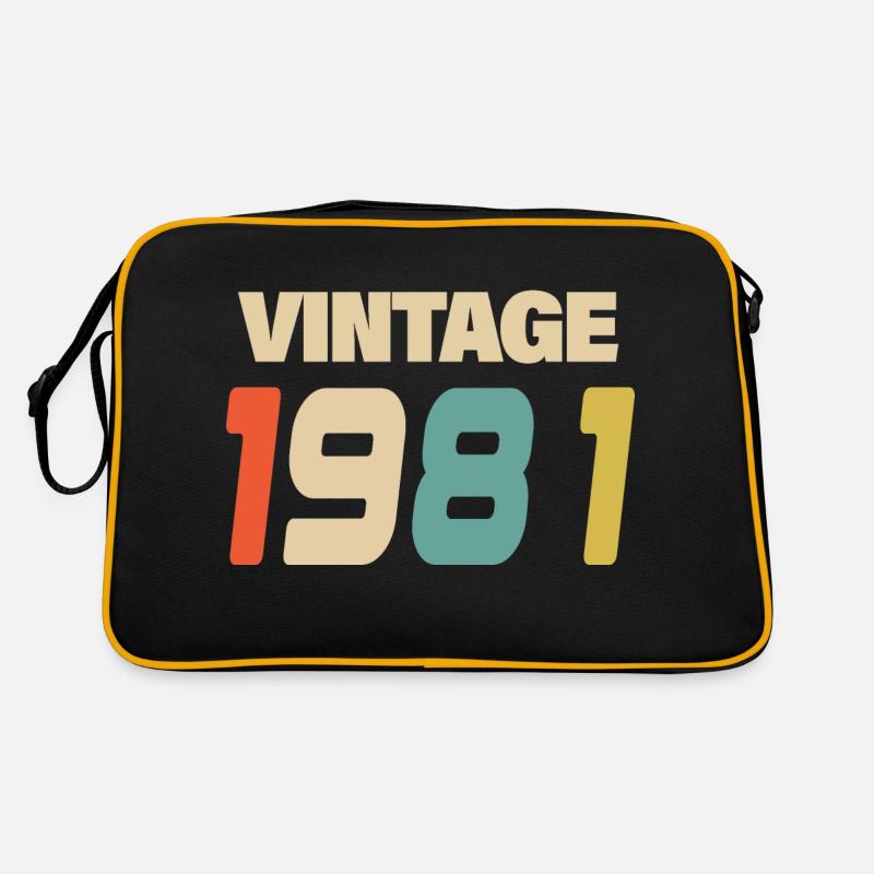 1981 Vintage Retro Classique 1981 Sac Retro