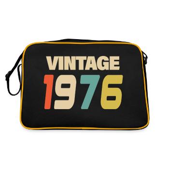 1976 Vintage Retro Classique 1976 - Sac Retro - noir/or - Dos