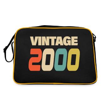 2000 Vintage Retro Classique 2000 - Sac Retro - noir/or - Dos