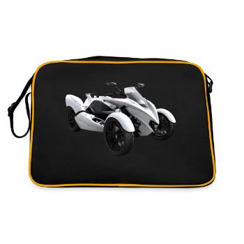 Tricycle blanc froid - Sac Retro - noir/or - Dos