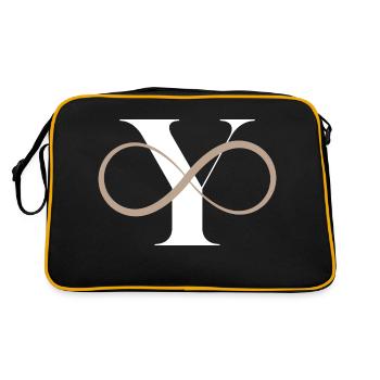 Lettre y infinie - Sac Retro - noir/or - Dos