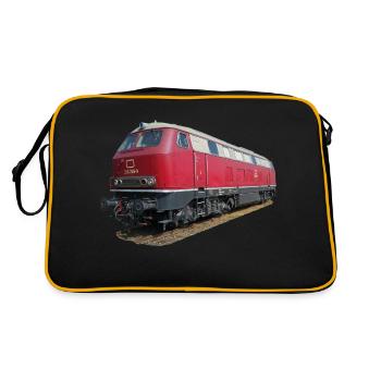 Locomotive DB216 - Sac Retro - noir/or - Dos
