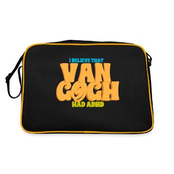 ADHD Van Gogh - Sac Retro - noir/or - Dos