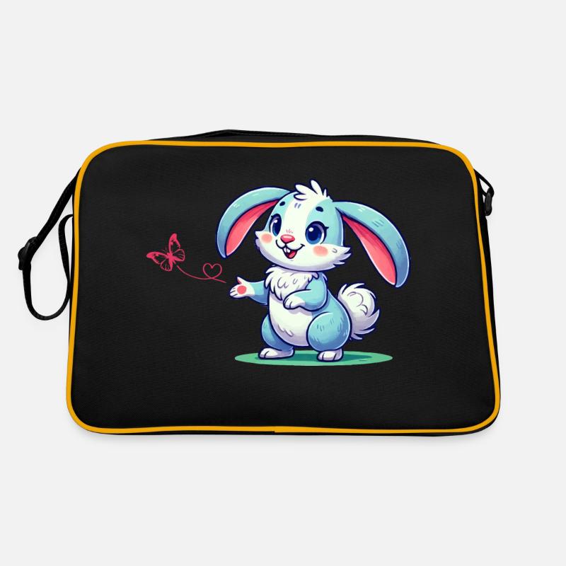 lapin papillon Sac Retro