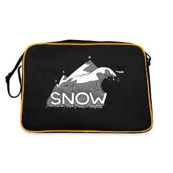 snow Montagne - Sac Retro - noir/or - Dos