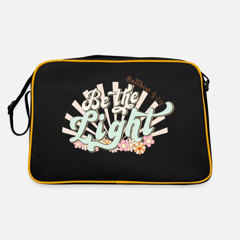 Be The Light Retro Tasche