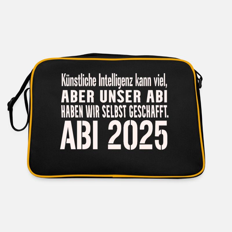 Abi KI Dicton 2025 - Sac Retro - noir/or